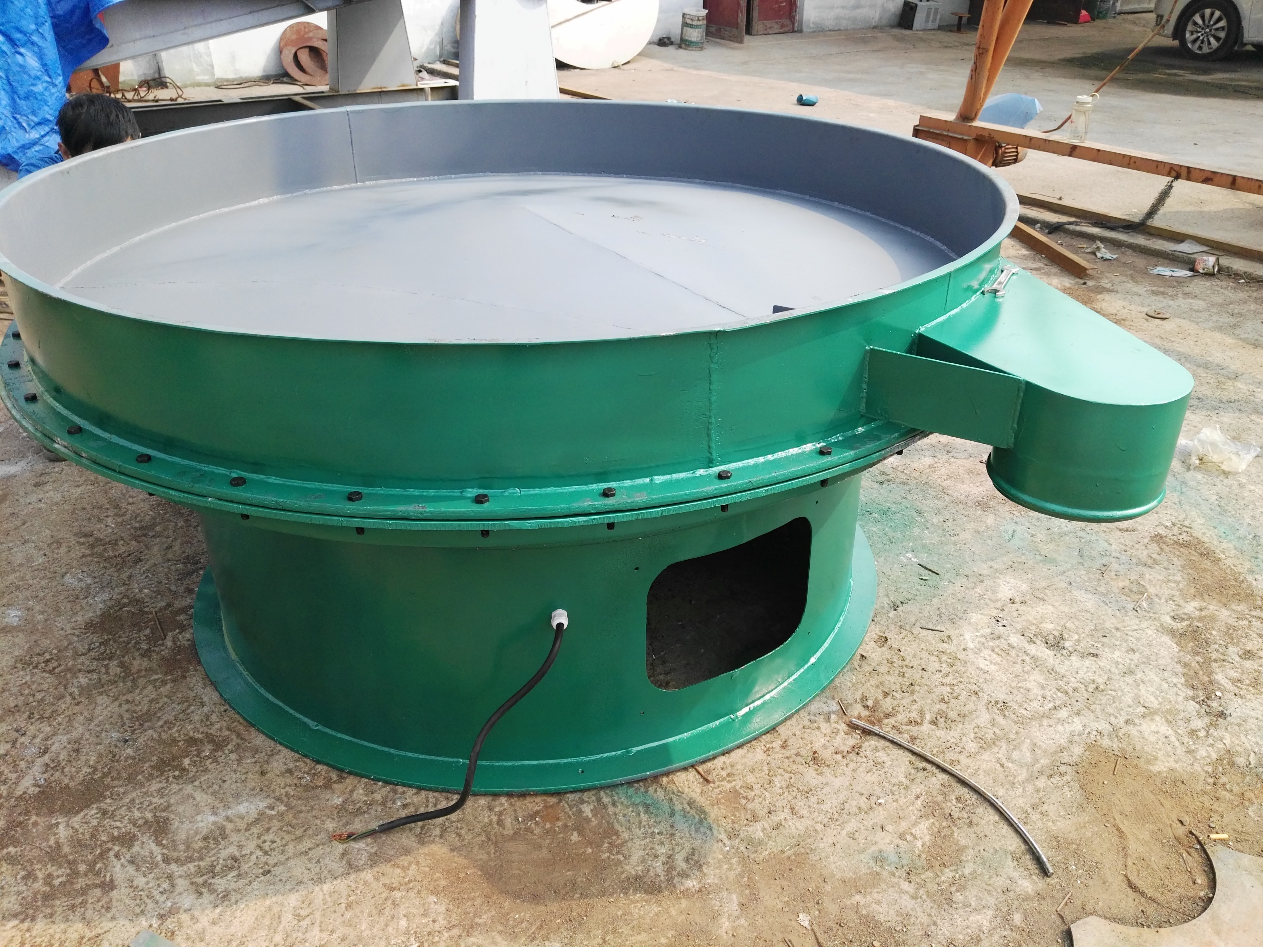 1800mm碳鋼篩粉機底座