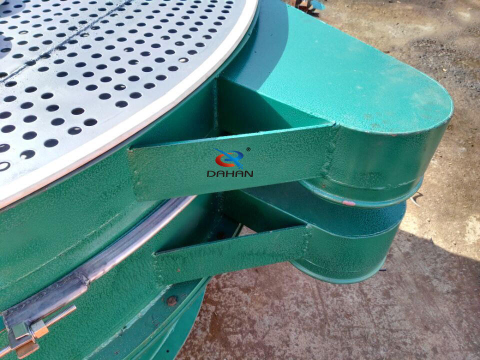 振動篩粉機出料口