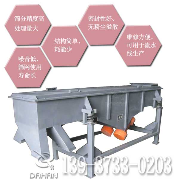 長(zhǎng)方形直線振動(dòng)篩特點(diǎn)