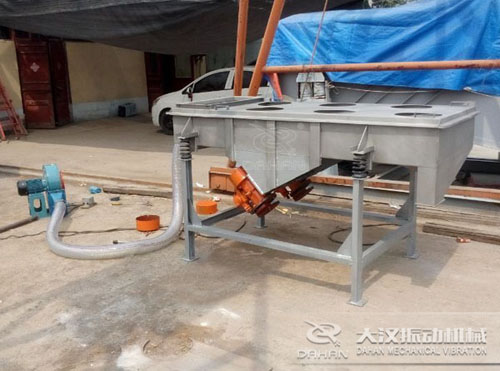 可降溫直線振動篩